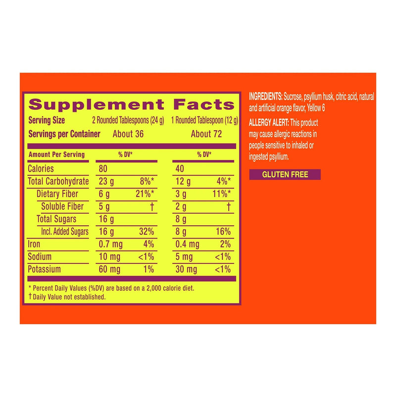 Metamucil Psyllium Husk Fiber Supplement