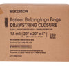 McKesson Patient Belongings Bag, White (Case of 250)