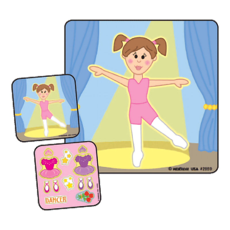Medibadge Sticker Make-A-Sticker 90 per Unit Ballerina Make - A - Sticker , Assorted 2-1/2 X 2-1/2 Inch 