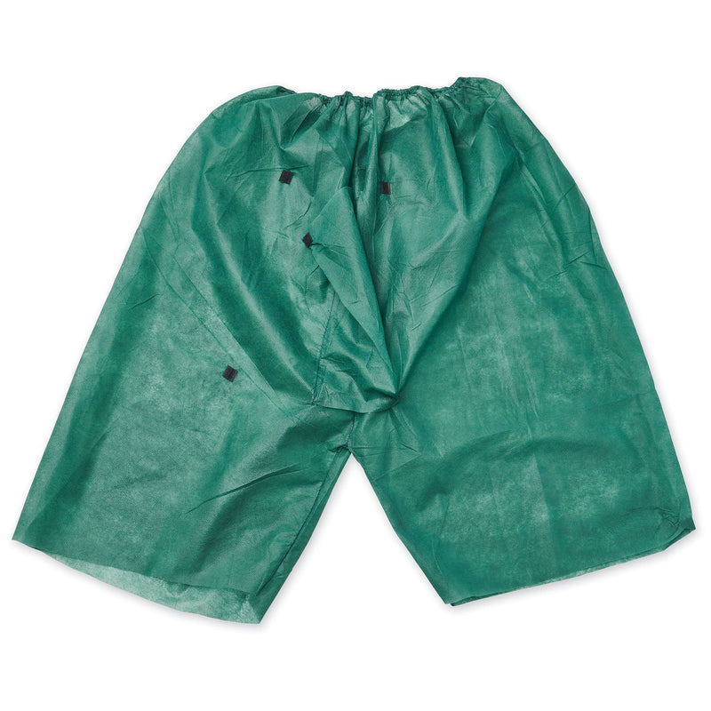 Colonoscopy / Endoscopy Exam Shorts Steris Extra Large Green Nonwoven Adult Disposable (Box of 100)