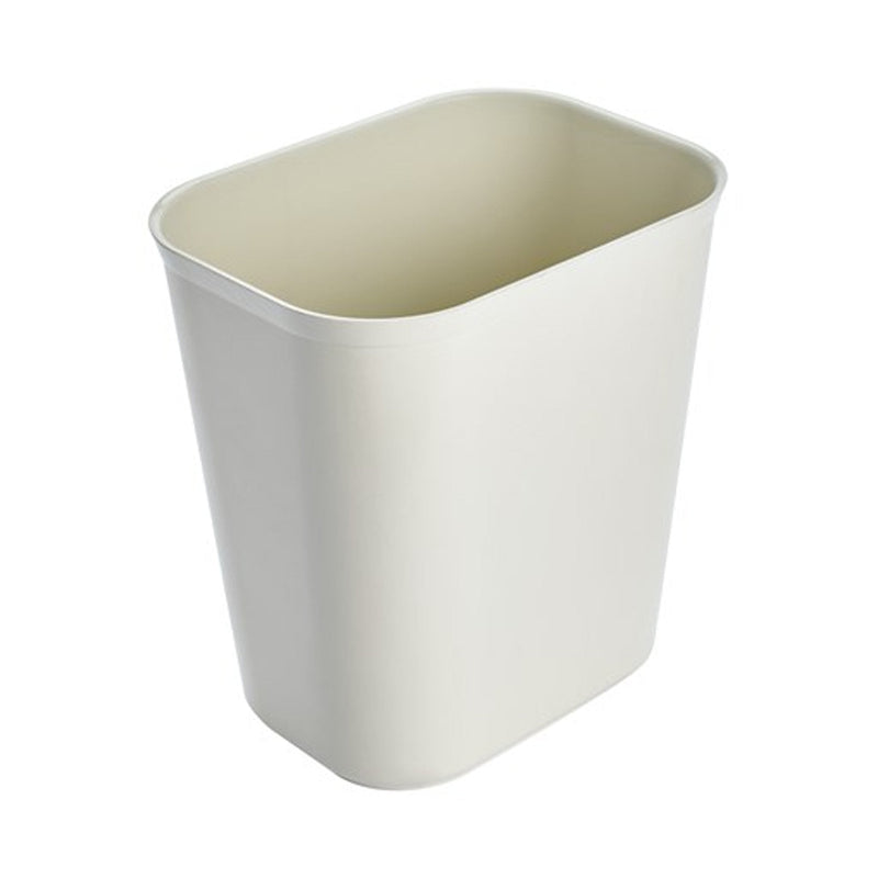 Fire-Resistant Trash Can Rubbermaid 14 Quart / 3.5 gal. Beige Thermoset Polyester Rectangular 