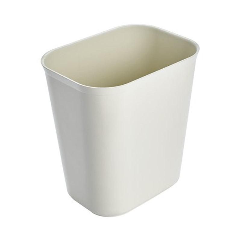Fire-Resistant Trash Can Rubbermaid 14 Quart / 3.5 gal. Beige Thermoset Polyester Rectangular (Each)