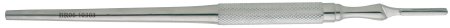 BR Surgical SIEGEL Round Blade Handle, No. 3, for blades 10-15, 5¾" 