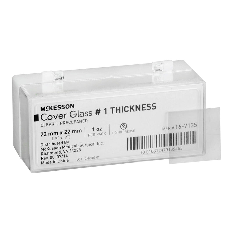 McKesson Cover Glass, 22 x 22 mm (Box of 10 Packs)
