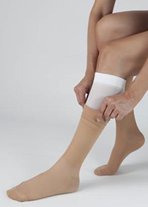 Multi-Layer Compression Sock Knee High Size B / Regular Beige 