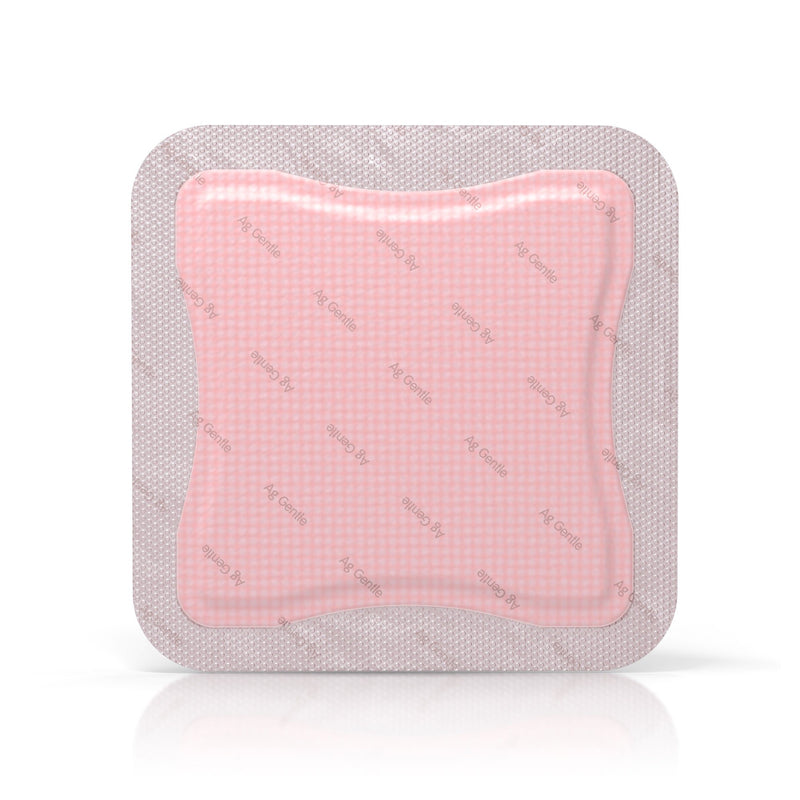 Silver Foam Dressing Allevyn Ag Gentle Border 7 X 7 Inch Square Sterile