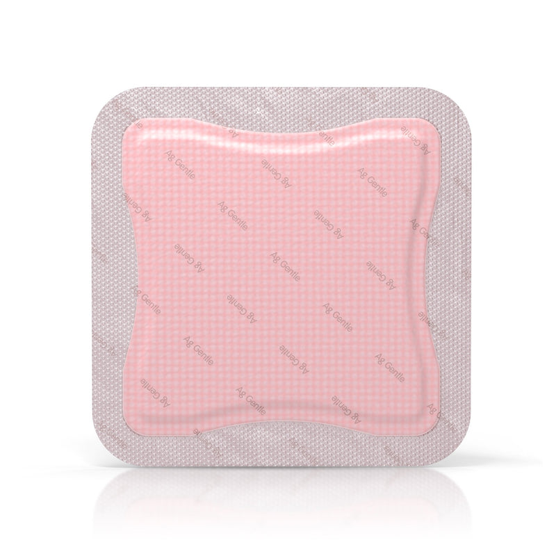 Silver Foam Dressing Allevyn Ag Gentle Border 7 X 7 Inch Square Sterile 