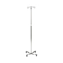 Drive DeVilbiss Healthcare drive Steel IV Pole, 2-Hook 