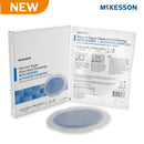 Super Absorbent Charcoal Dressing McKesson Oval 6-5/8 X 8-3/16 Inch With Border Sterile (Case of 80)