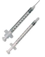 Tuberculin Syringe Exel 1 mL Luer Lock Tip Without Safety (Case of 1000)