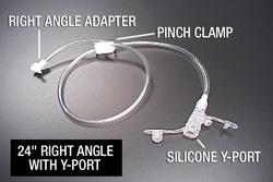 Right Angle Connector with Y-Port Adapter AMT Mini Classic 24 Inch For AMT Mini Classic (Box of 10)
