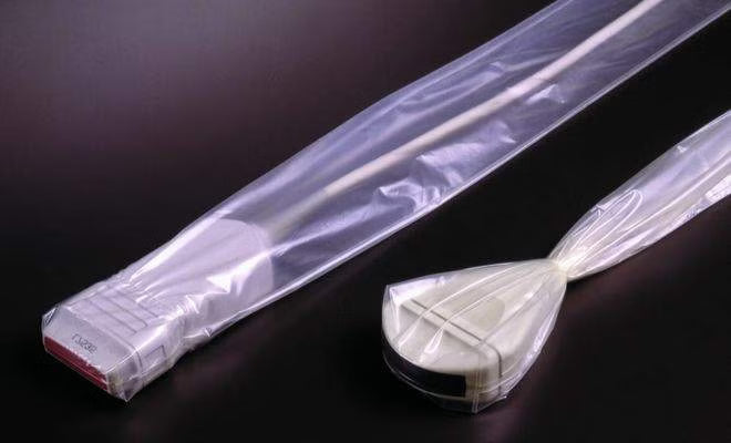 Ultrasound Probe Cover CIV-Flex 7 X 24 Inch Plastic Sterile Folded 