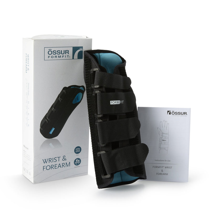 Wrist / Forearm Brace Ossur Formfit Aluminum / Cotton / Polyester Right Hand Black Medium 