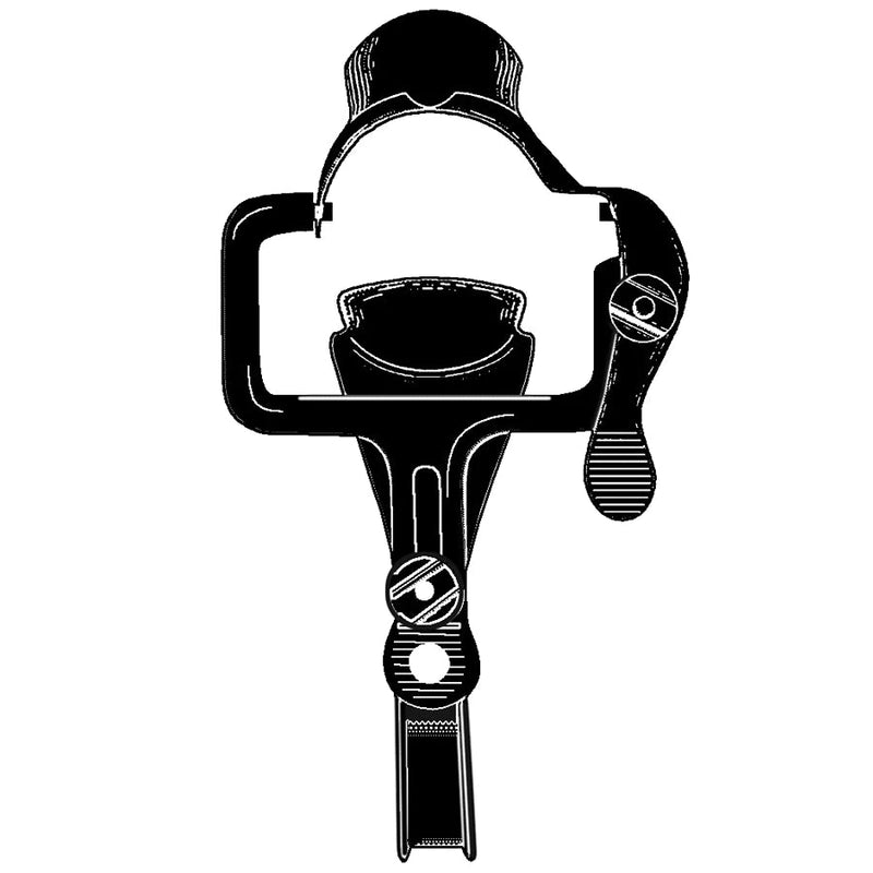 Sklar Black Laser Graves OB-View Vaginal Speculum - Medium, Extra Wide View, with Permanent Tube - 90-9057 