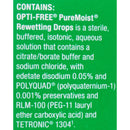 Opti-Free Puremoist Citrate Buffer / Sodium Chloride Rewetting Drops (Each)
