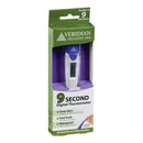 Veridian Healthcare LLC Veridian Nine-Piece 9-Second FLEX-TIP Digital Thermometers with Display (216/CS) 