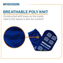 McKesson Slipper Socks, Single Tread, Bariatric, Extra Wide, Kingfisher Blue (48/CS)