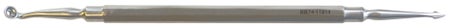 BR Surgical WALTON Comedone Extractor, double-end (sharp/round), 5½" 