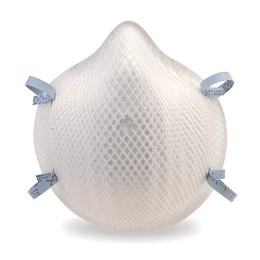 Particulate Respirator Mask Moldex Industrial N95 Not Rated Elastic Strap Medium / Large (240/CS)