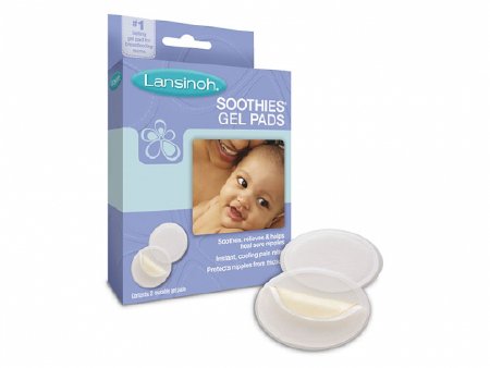 Nursing Pad Lansinoh Soothies One Size Fits Most Glycerin / Fabric Reusable 