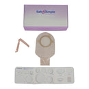 Ostomy Pouch Safe n Simple Two-Piece System 9 Inch Length Without Barrier Drainable (Case of 80)