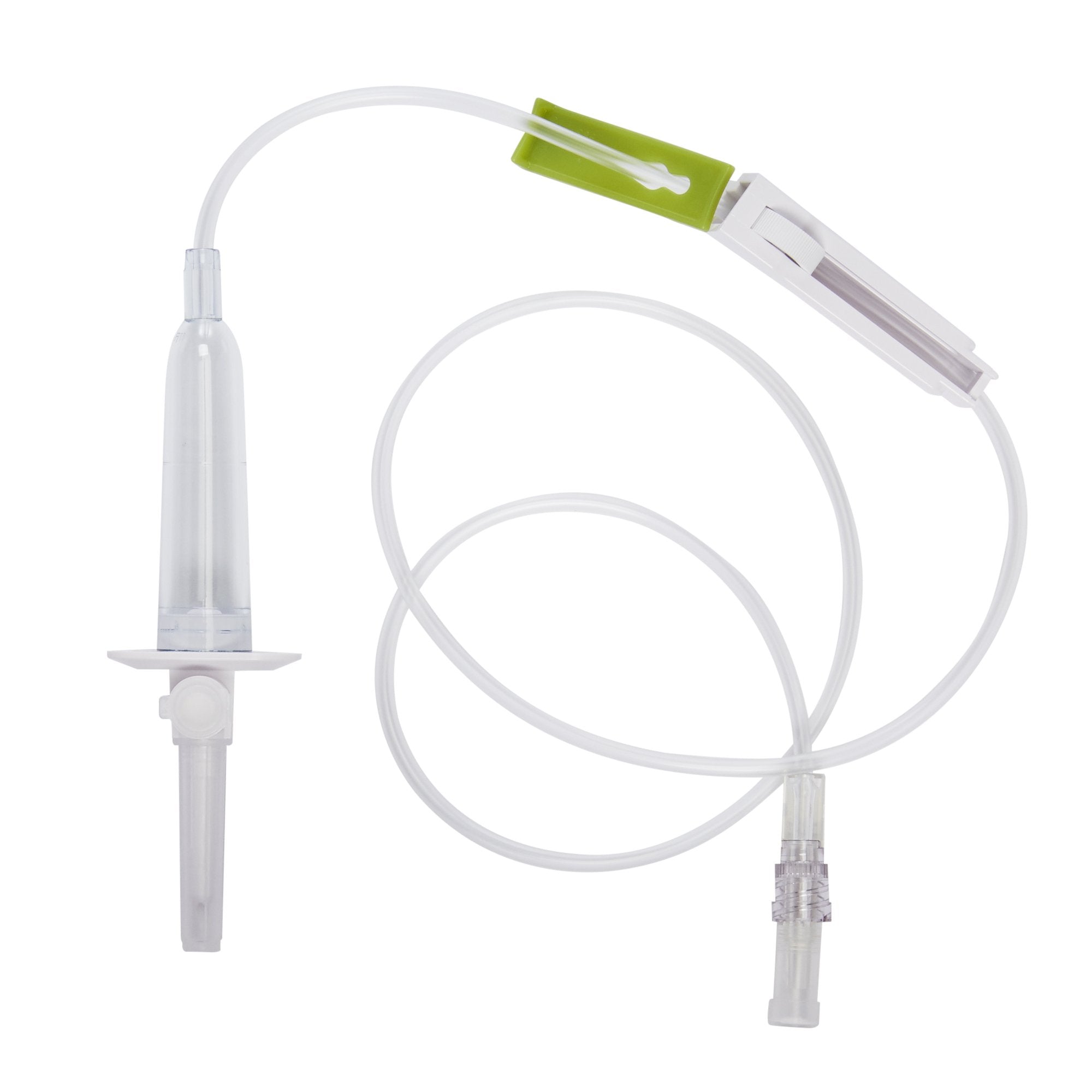 Secondary IV Administration Set ICU Gravity Without Ports 15 Drops / mL Drip Rate Without Filter 34 Inch Tubing Solution 