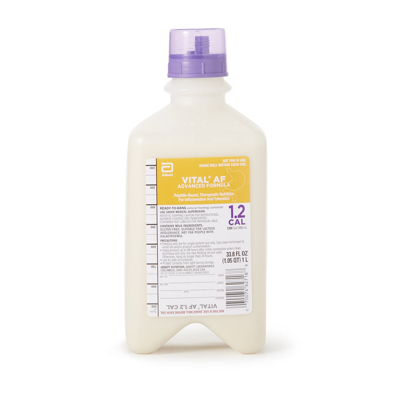 Vital AF 1.2 Cal Vanilla Tube Feeding Formula, 33.8 oz. Ready to Hang Carton (Case of 8) 