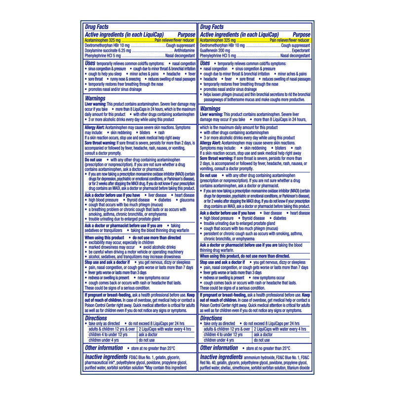 Vicks DayQuil/NyQuil Severe Cold & Flu LiquiCaps (Carton of 24)