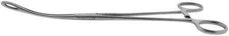 BR Surgical FOERSTER-FLETCHER Sponge Forceps (Polyp/Cervix), narrow, oval, curved, 9½"