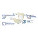 Incontinence Brief TENA Stretch Plus Adult Medium / Regular Unisex Disposable Moderate Absorbency (Case of 80)