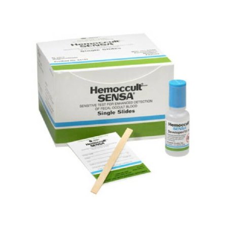 SLIDES SINGLE HEMOCULT SENSAW/O DEVELOPER 100/BX 10BX/CS