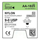 SUTURE BLK MONO NYLON 9-05/13CM NDL HSV6 12/BX