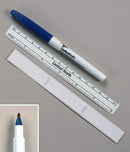 MARKER SKIN W/RULER 4CMBARREL TAPER ST 50/BX (DROP)