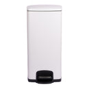 McKesson Brand McKesson White Square Step-On Trash Can, 8 gallon 