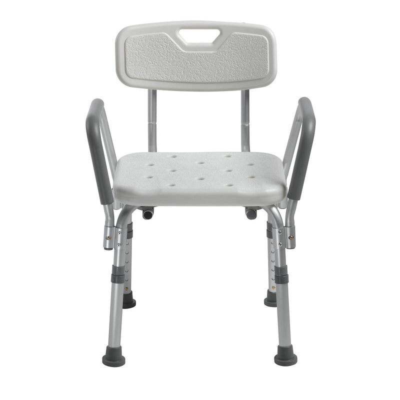 drive Shower Chair with Back and Removable Padded Arms 