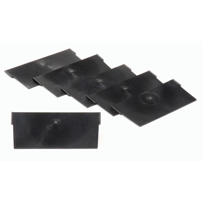 Bin Width Divider Akro-Mils 10 Inch Length Black Polypropylene (Pack of 24)