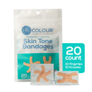 TruColour Beige Adhesive Strip, Knuckle / Fingertip (Case of 1000) 