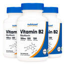Dietary Supplement nutricost Vitamin B2 Riboflavin Vitamin B2 100 mg Strength Capsule 120 Per Bottle