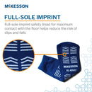 McKesson Slipper Socks, Single Tread, Extra Large, Dark Blue (Case of 48 Pairs)