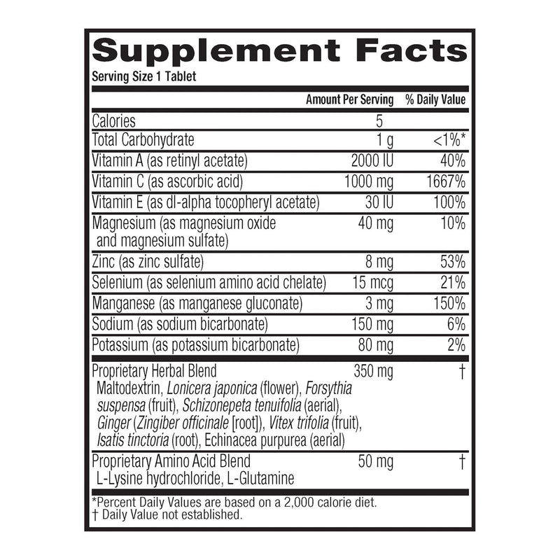 Airborne Original Immune Support Supplement Effervescent Tablets, Strawberry