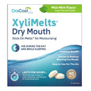OraCoat XyliMelts Stick-On Melts for Moisturizing, Mild Mint (Carton of 40)