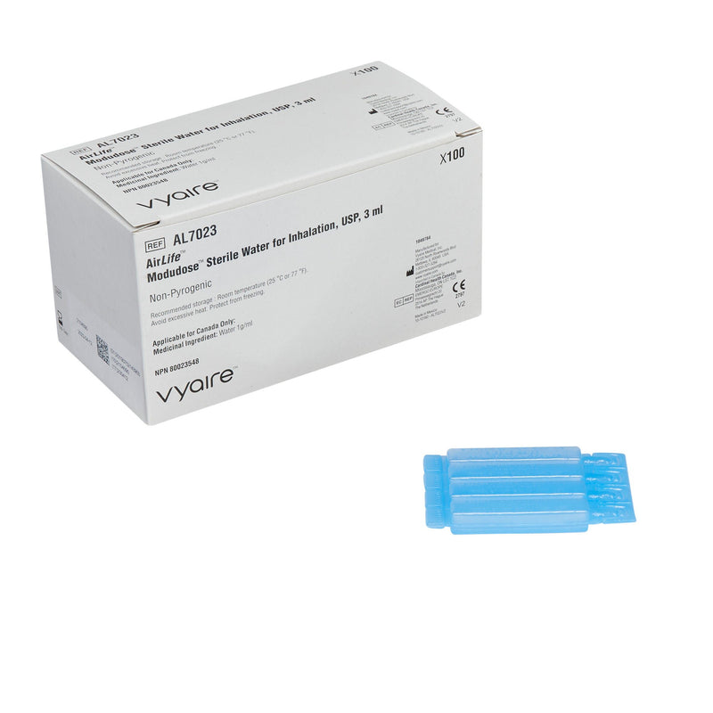 WATER STERILE 3ML 100/BX10BX/CS