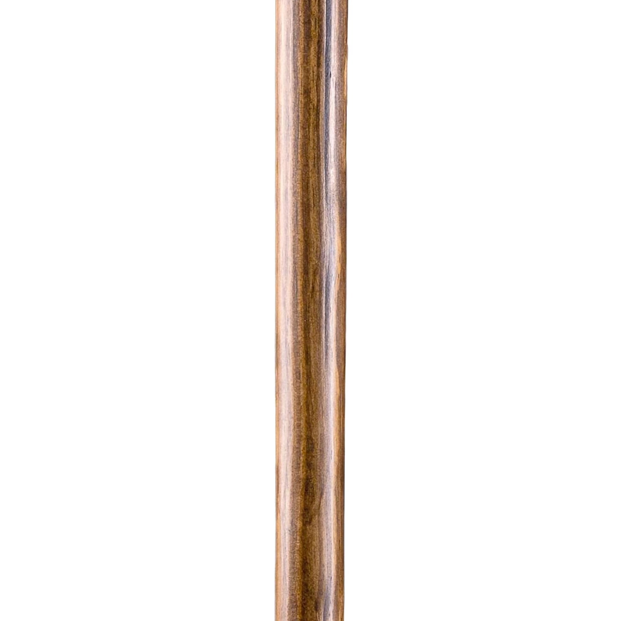 Mabis Healthcare Brazos Traditional Straight Pine Handcrafted Walking Stick, 48-Inch, Brown 