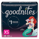 Kimberly Clark Goodnites Heavy Absorbency Nighttime Underwear, X-Small for Girls 28 – 43 lbs. (44/CS) 