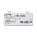 McKesson Cover Glass, 22 x 22 mm (Box of 10 Packs)
