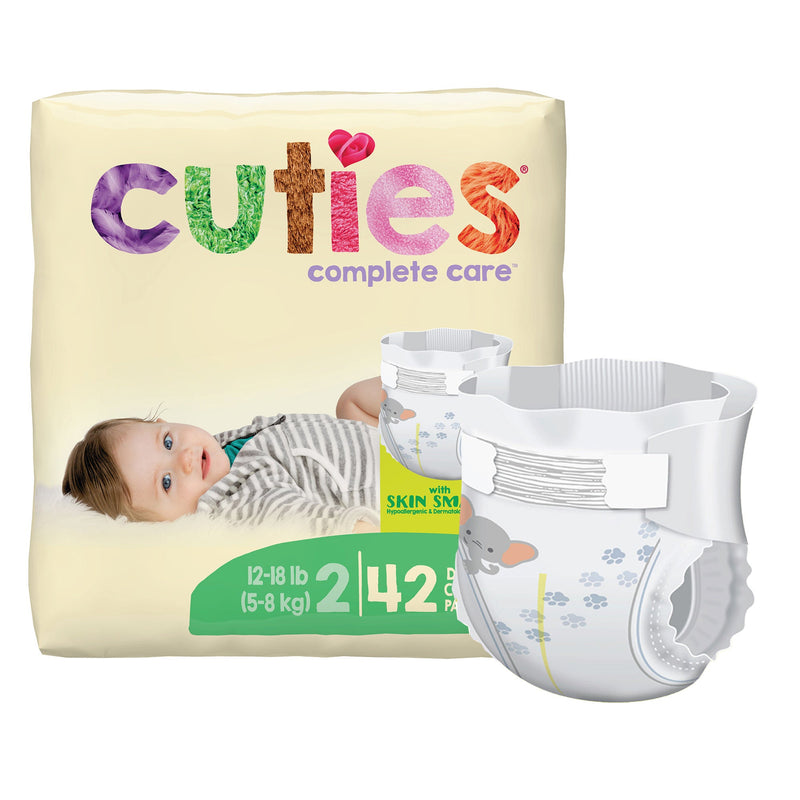 Cuties Premium Diaper, Size 2 (Case of 168)
