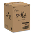 Bare Paper Cone Drinking Cup, 4-ounce Capacity (Case of 5000)