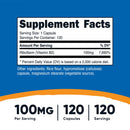Dietary Supplement nutricost Vitamin B2 Riboflavin Vitamin B2 100 mg Strength Capsule 120 Per Bottle (Case of 1440)
