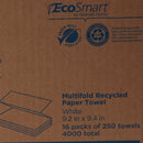 Georgia-Pacific Consumer Products LP Pacific Blue Basic Recycled Multi-Fold Paper Towel, 250 Sheets per Pack (16/CS)