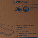 Georgia-Pacific Consumer Products LP Pacific Blue Basic Recycled Multi-Fold Paper Towel, 250 Sheets per Pack (16/CS) 